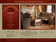 Tablet Screenshot of cooperhomefurnishings.com